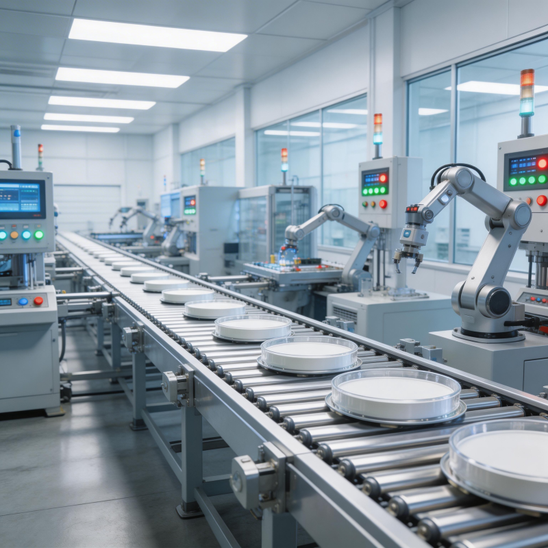 智能工厂生产线图片