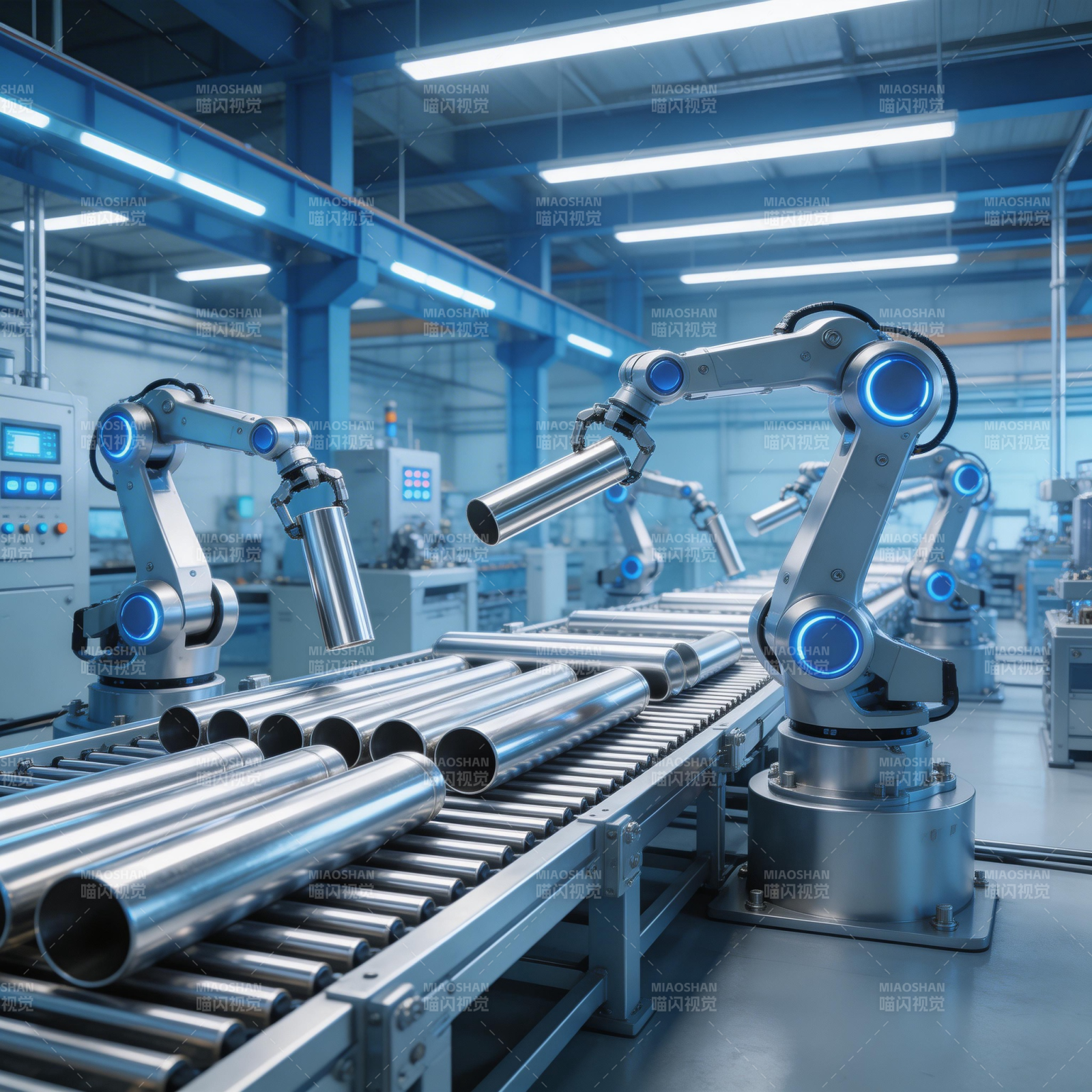 智能工厂自动化生产图片