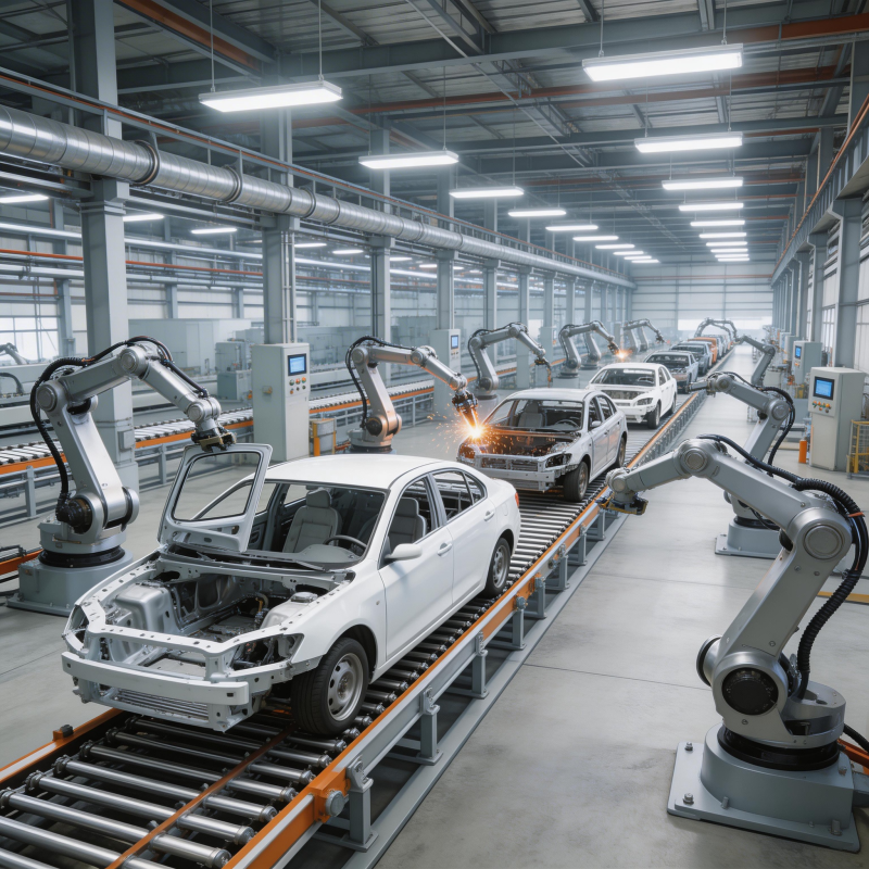 智能汽车生产线图片