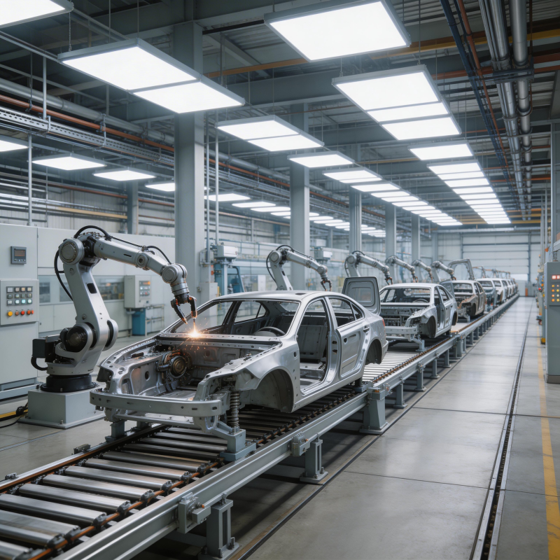 智能汽车生产线图片