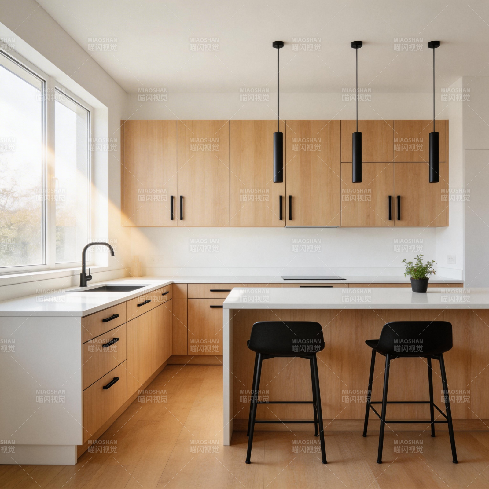 现代简约厨房设计图片