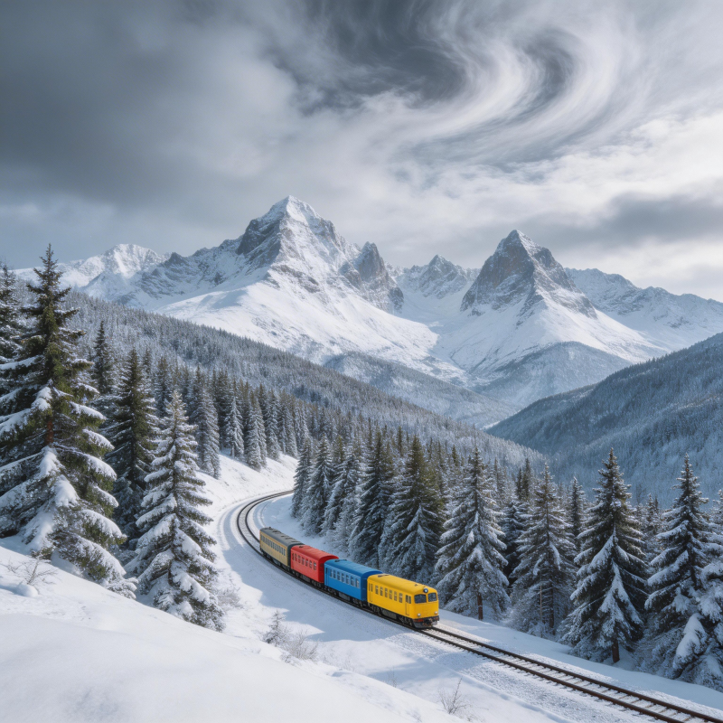 雪域列车穿行记图片