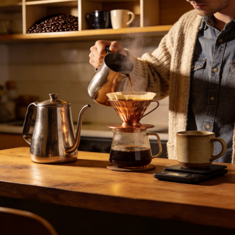 手冲咖啡时光图片