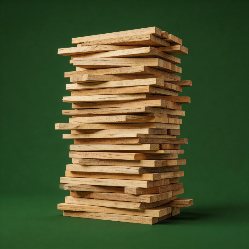 木板叠塔图片