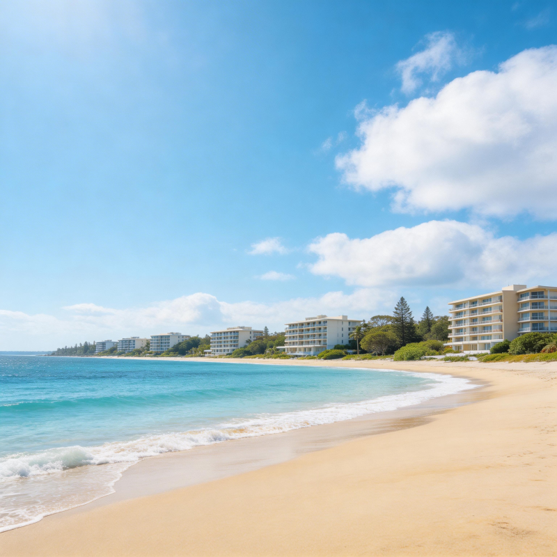 碧海蓝天沙滩度假图片
