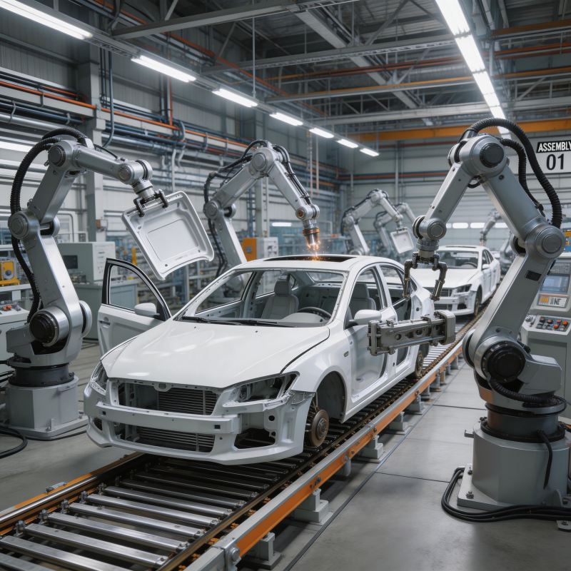 智能汽车生产线图片