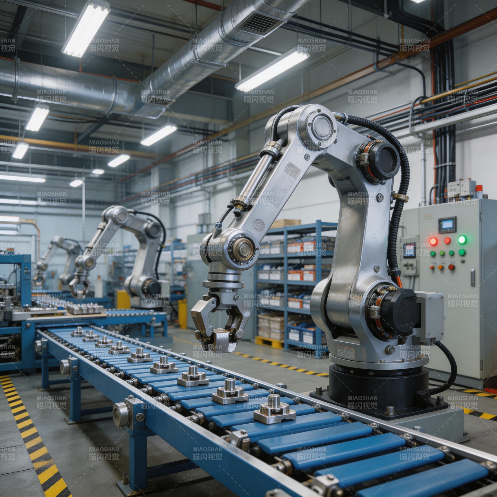 智能工厂机械臂图片