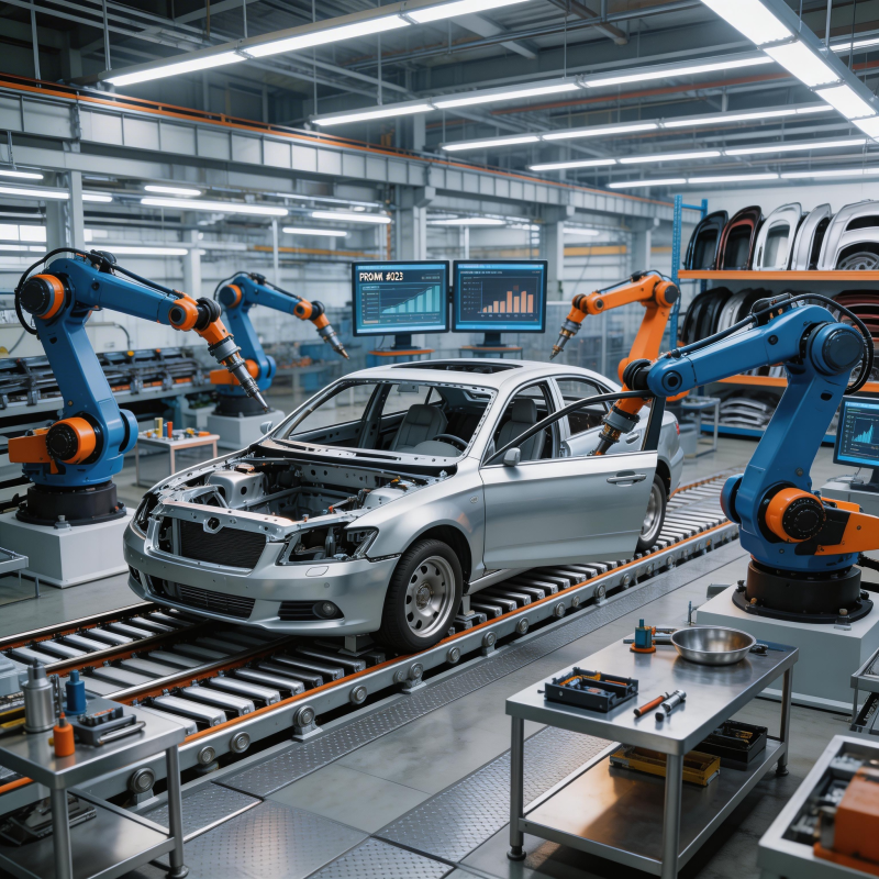 智能汽车生产线图片