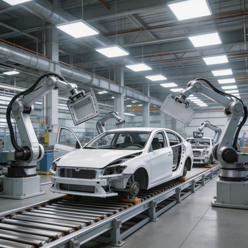 智能汽车生产线图片