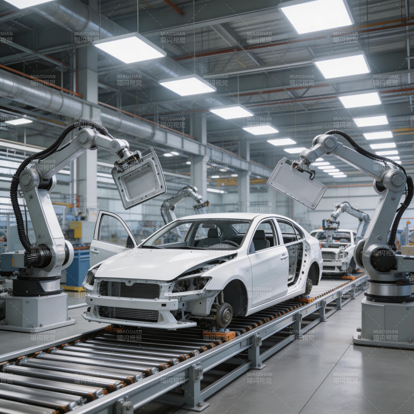 智能汽车生产线图片