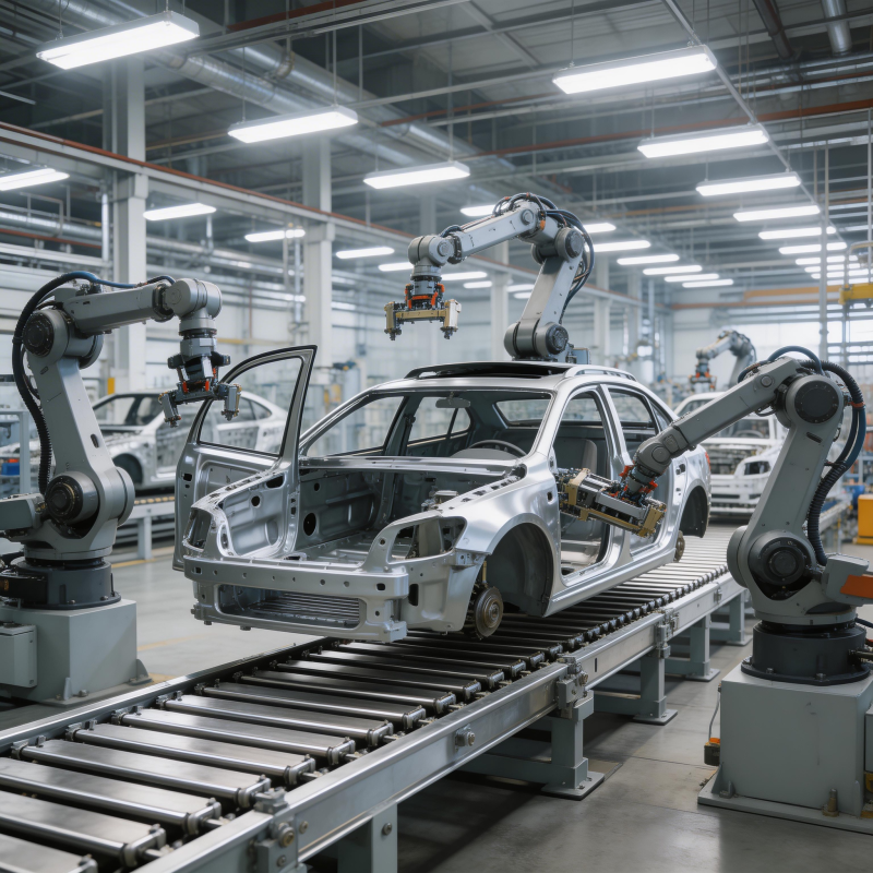 智能汽车生产线图片
