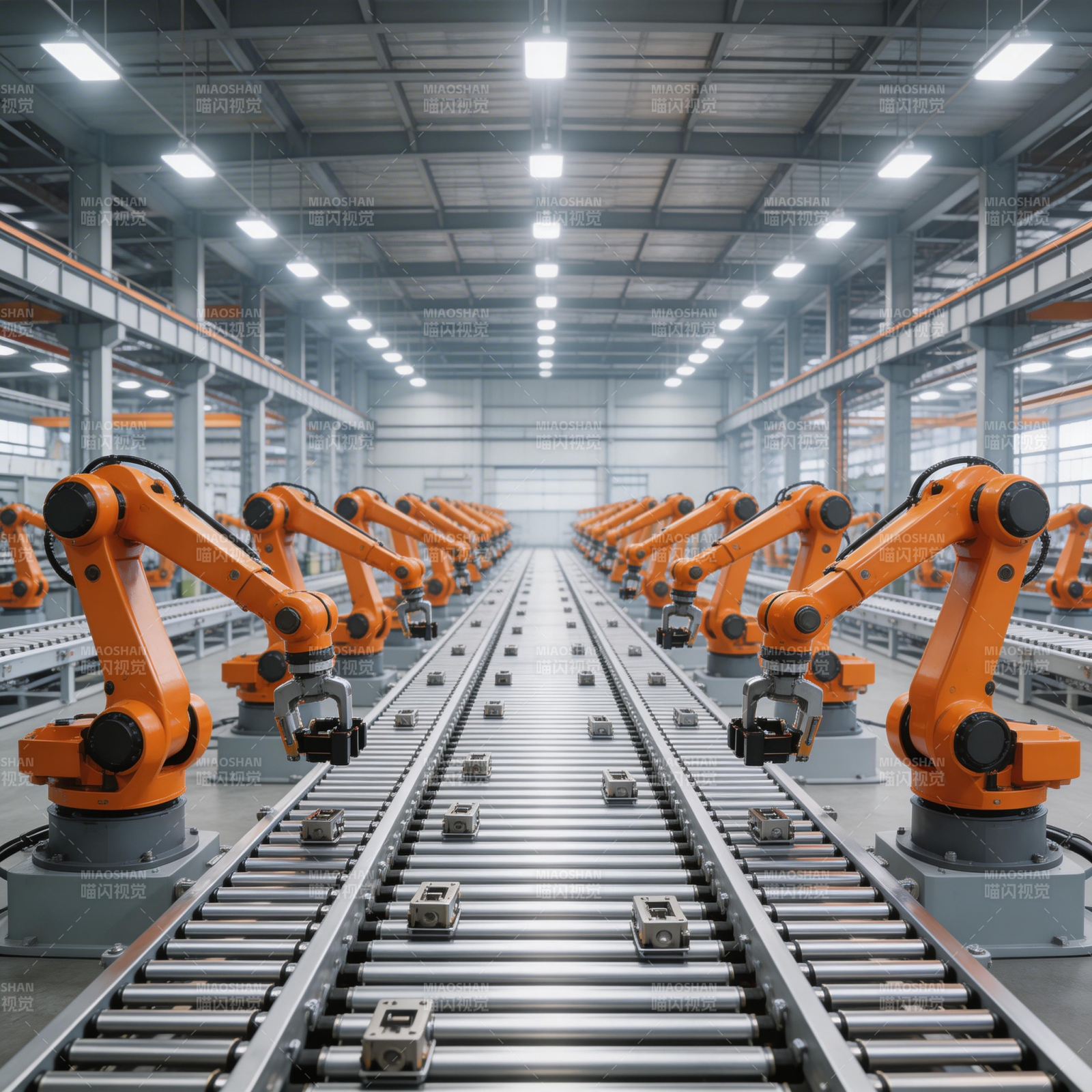 智能工厂机器人线图片