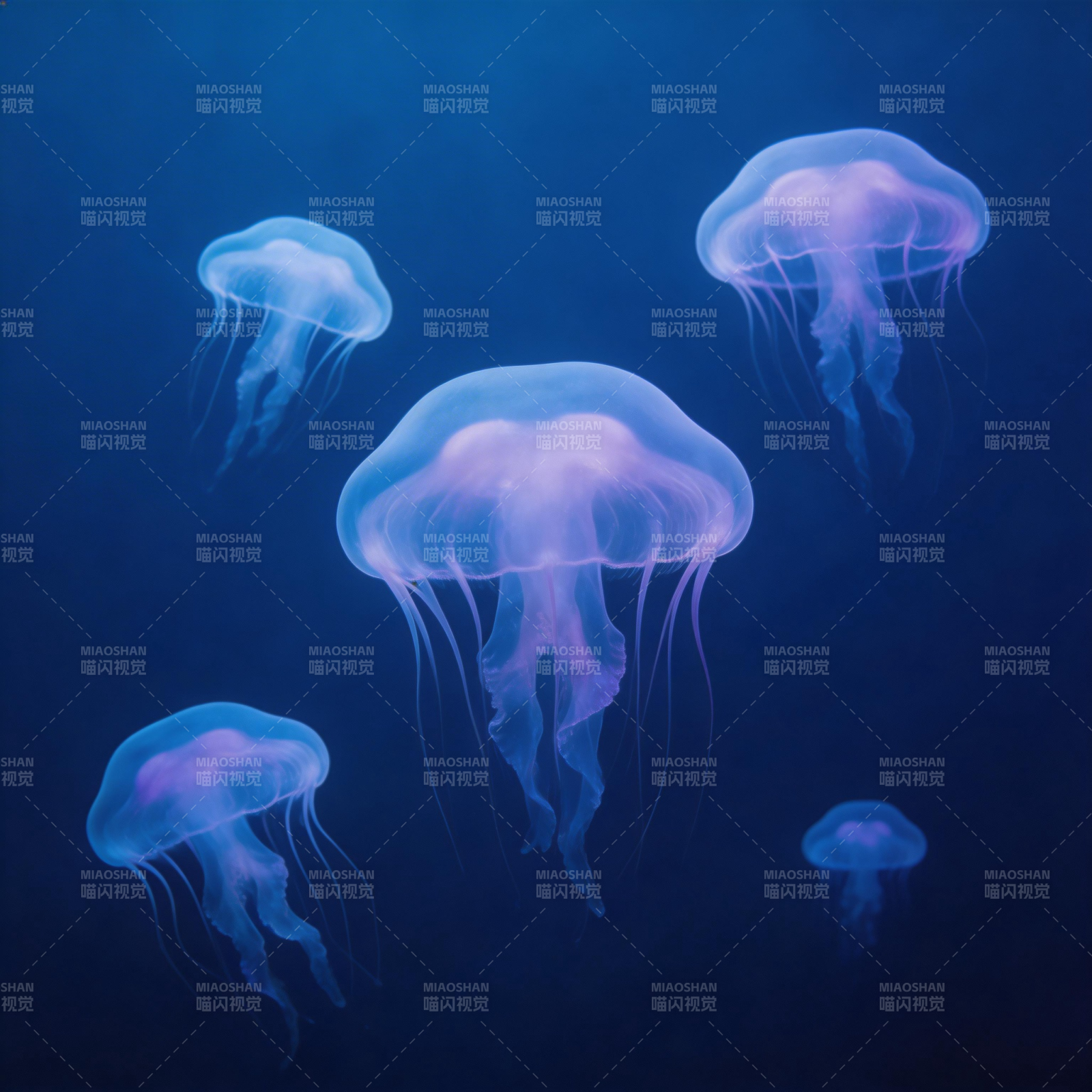 深海水母梦幻游图片