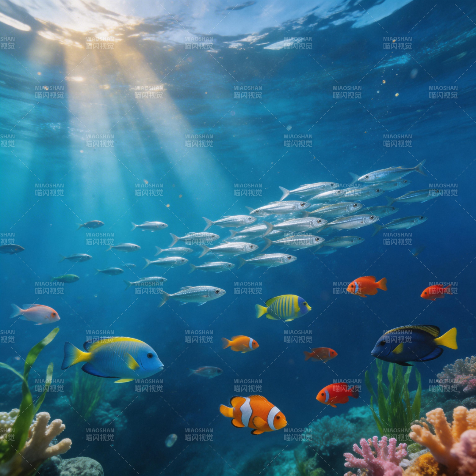 海底世界生机盎然图片