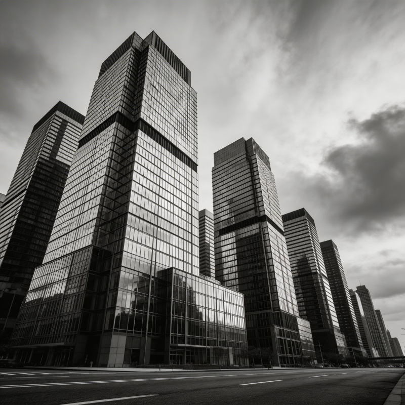 都市摩天楼群图片