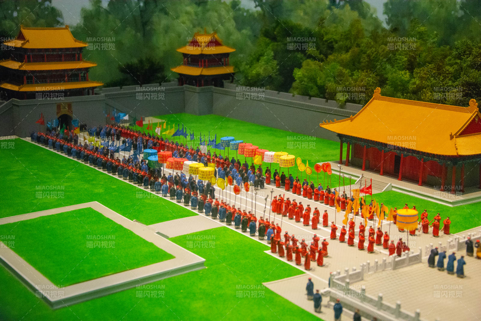 模拟清帝东陵祭祖大典盛况图片