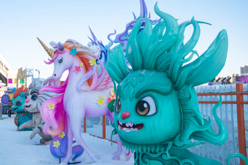 梦幻雪雕乐园图片