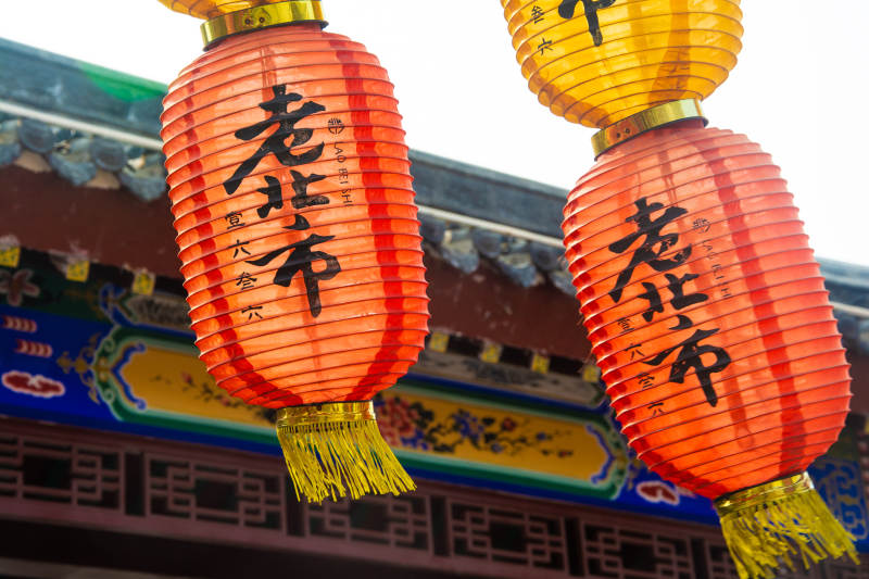 老北市灯笼图片