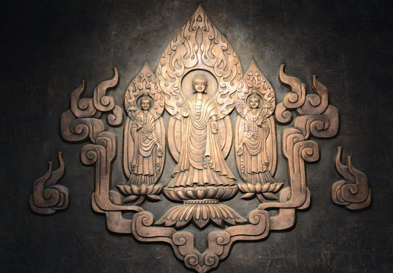 佛像浮雕艺术图片