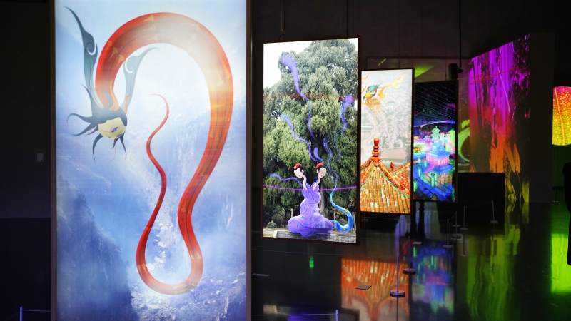 梦幻光影艺术展图片