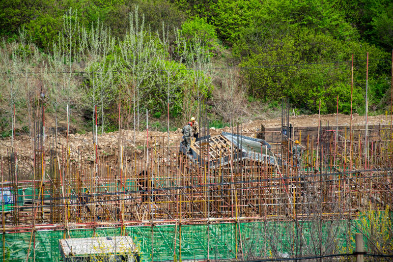 工地施工场景图片