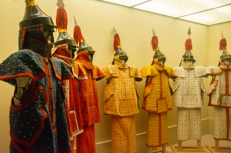 古代盔甲陈列图片