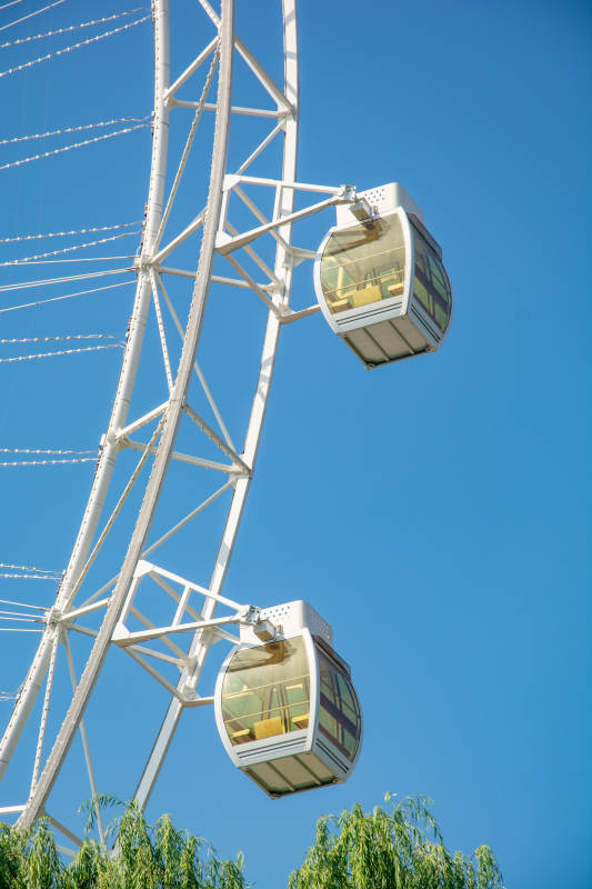 摩天轮上的风景图片