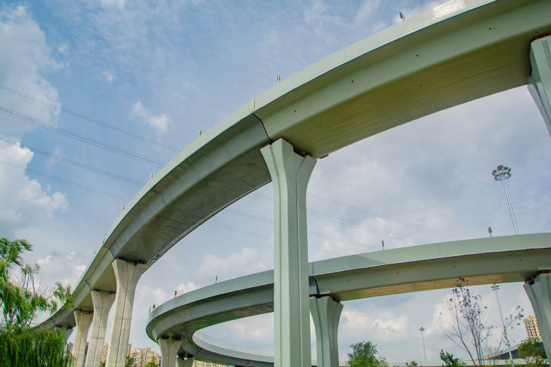 高架桥的曲线之美图片