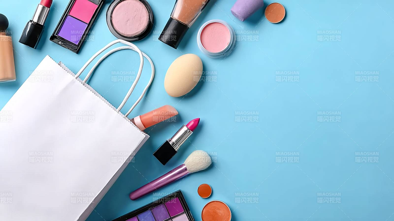 美妆购物袋图片