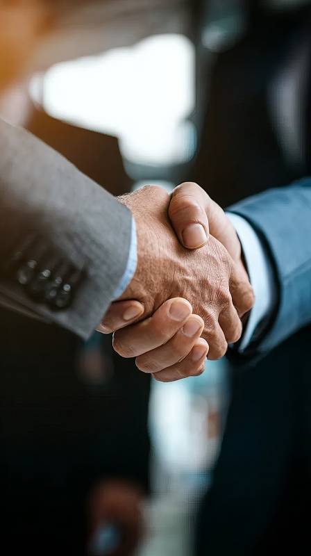 握手合作 共赢未来图片
