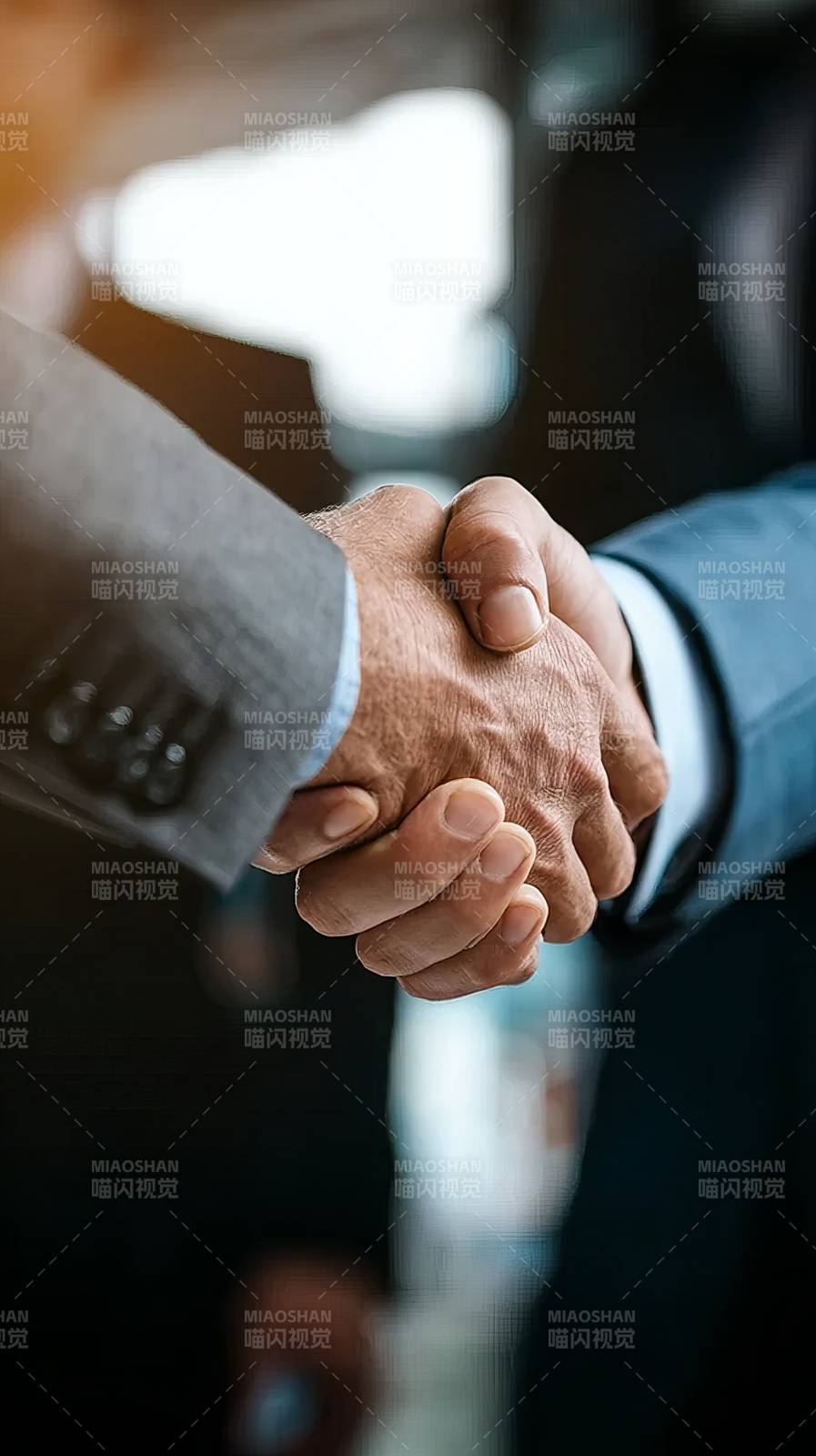 握手合作 共赢未来图片