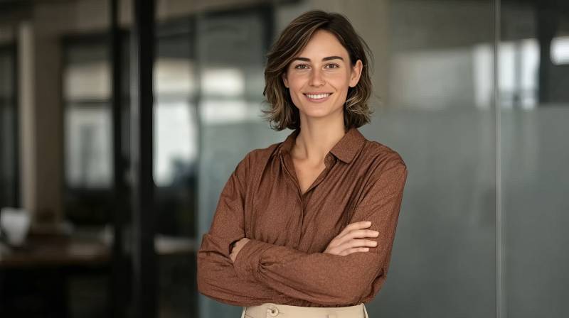 自信职场女性图片