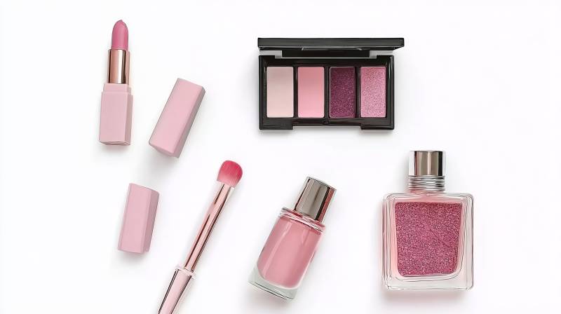 粉色系美妆套装图片