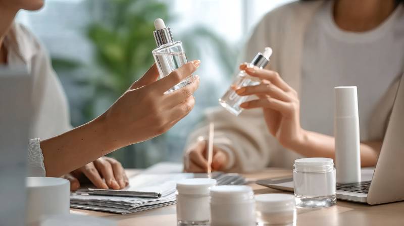 护肤产品品鉴会图片