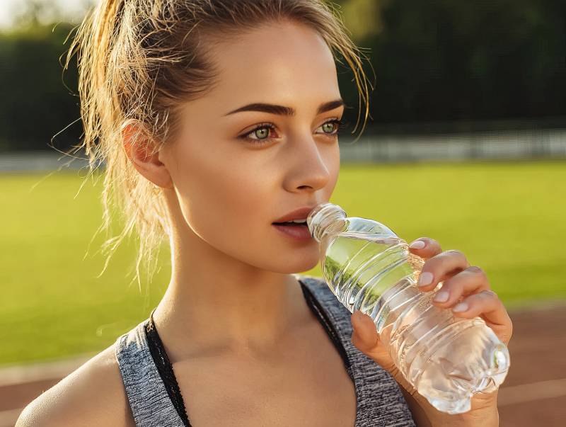 运动后补水图片