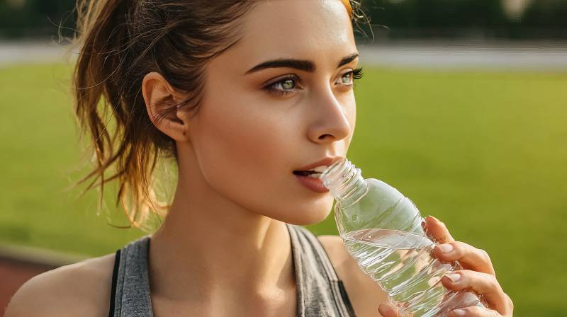 运动后补水图片