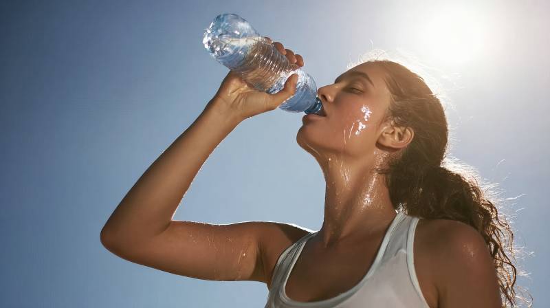 运动后补水图片