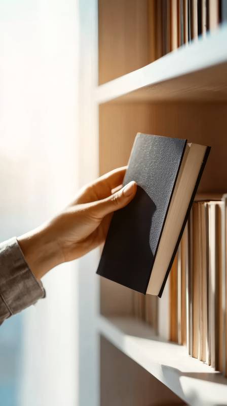 手取书架黑皮书图片