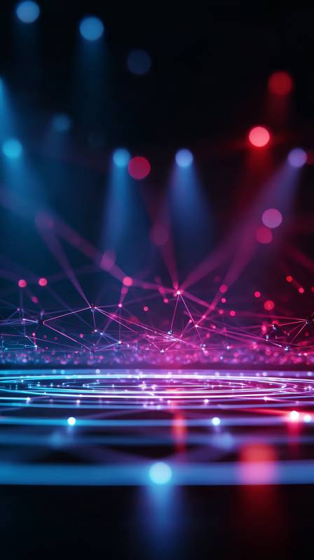 炫彩科技光影图片