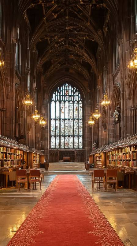 宏伟图书馆内景图片