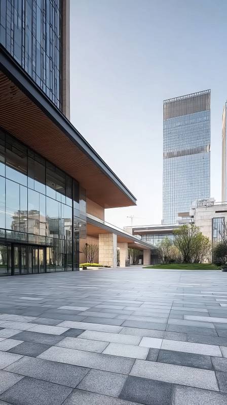 现代建筑群景图片