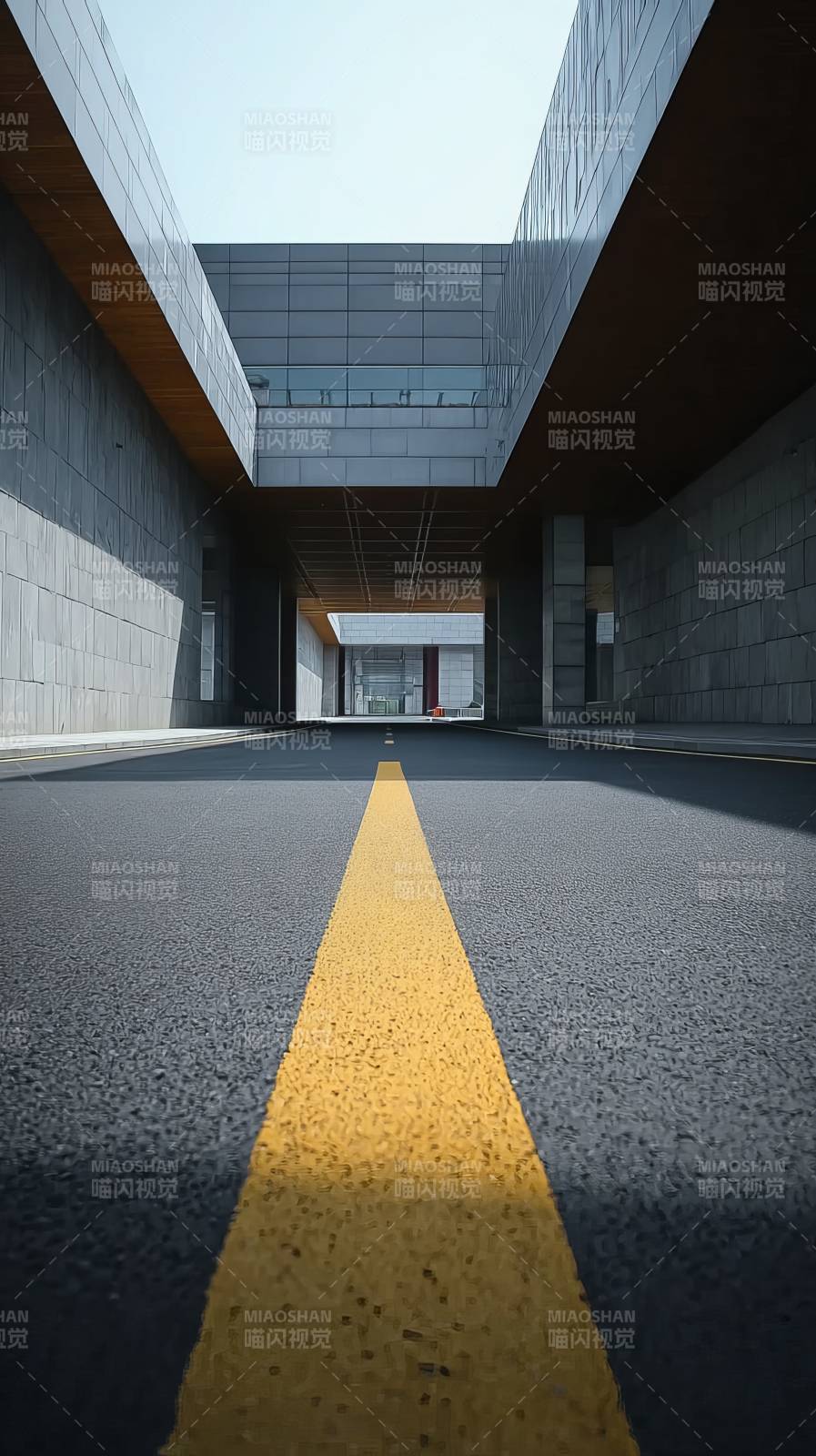 现代建筑通道图片