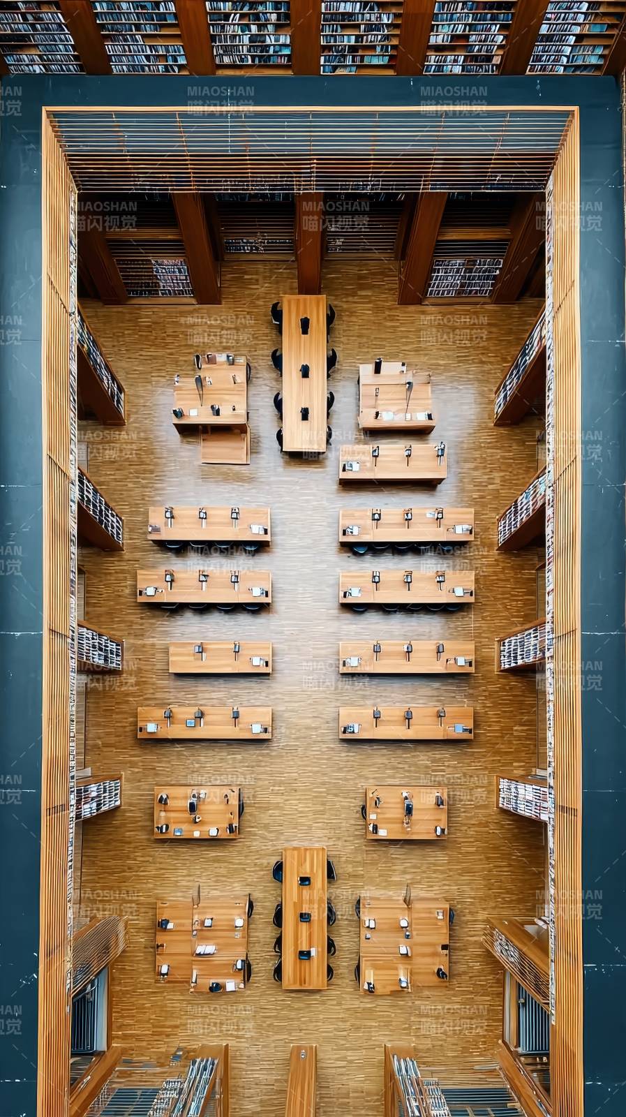 图书馆俯瞰图图片