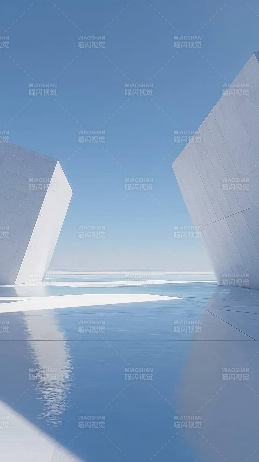 极简几何空间图片