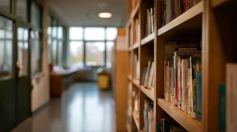 图书馆静谧一角图片