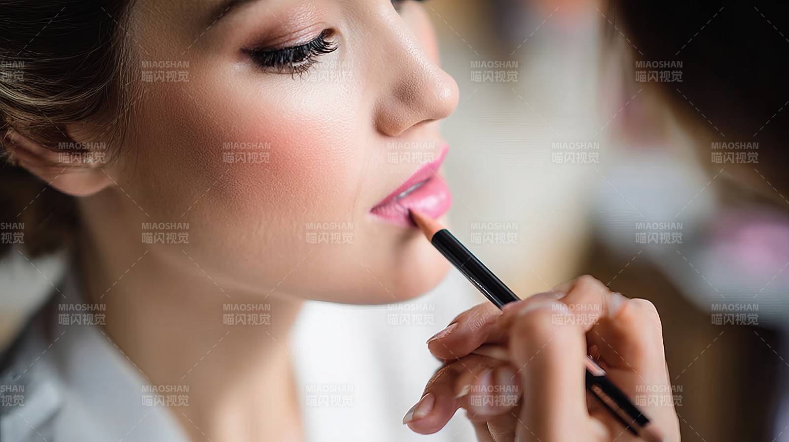 唇妆精致瞬间图片