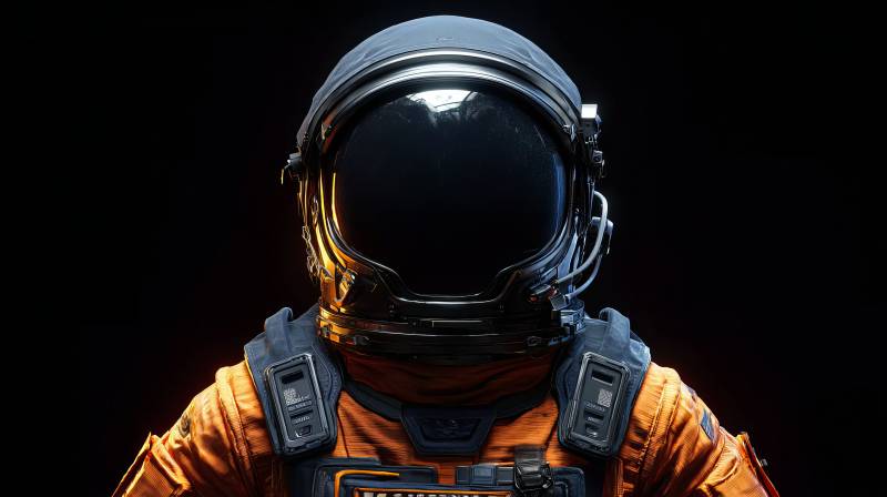 宇航员的背影图片