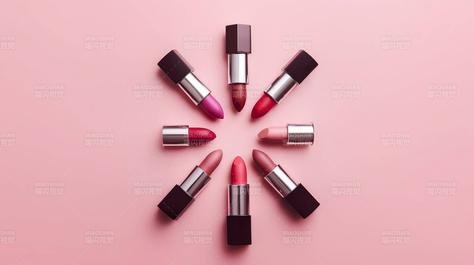 唇膏环绕美色绽放图片