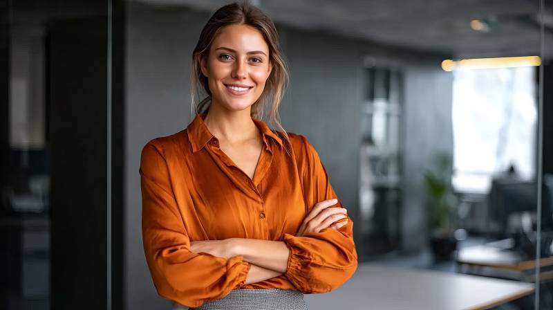 自信职场女性图片