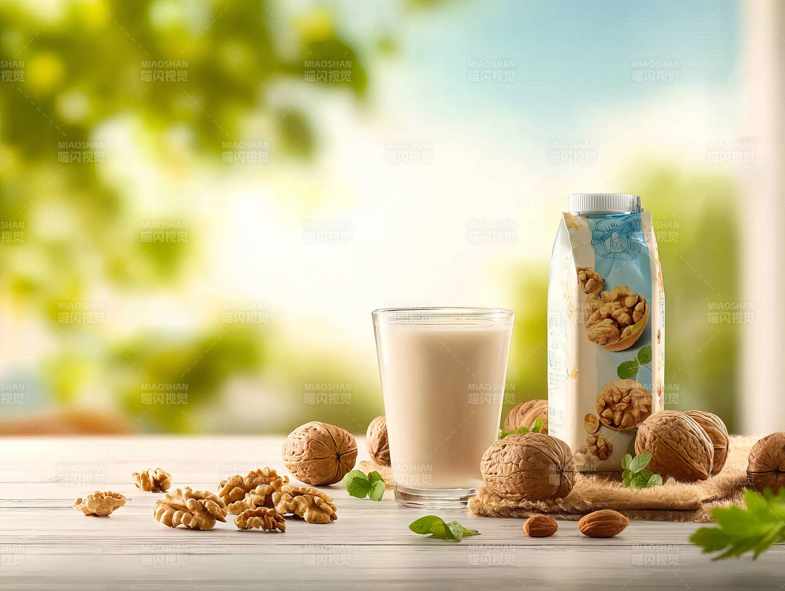 坚果奶 自然好滋味图片